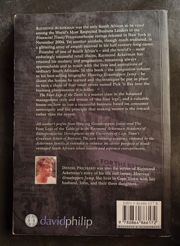 The Four Legs Of The Table – Raymond Ackerman secondhand book