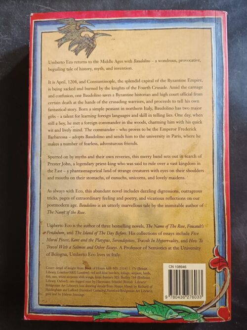 Baudolino – Umberto Eco secondhand book