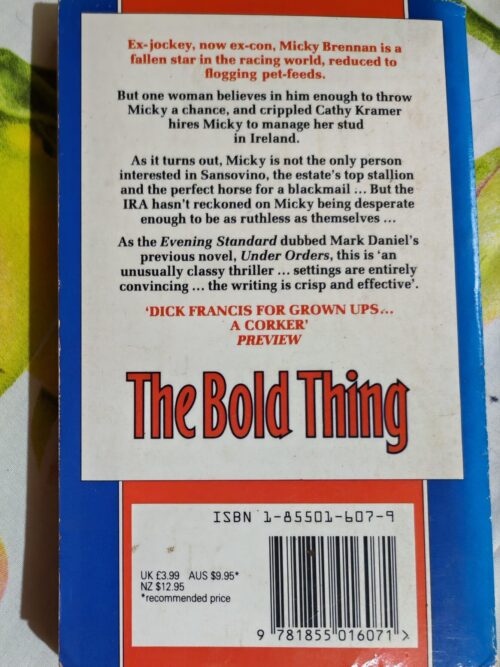 The Bold Thing – Mark Daniel secondhand book