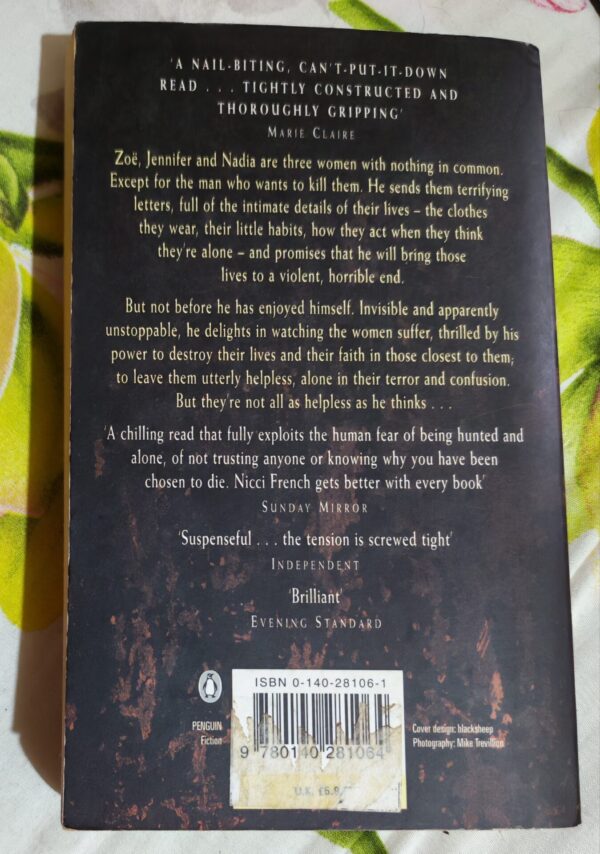 Beneath The Skin – Nicci French secondhand book