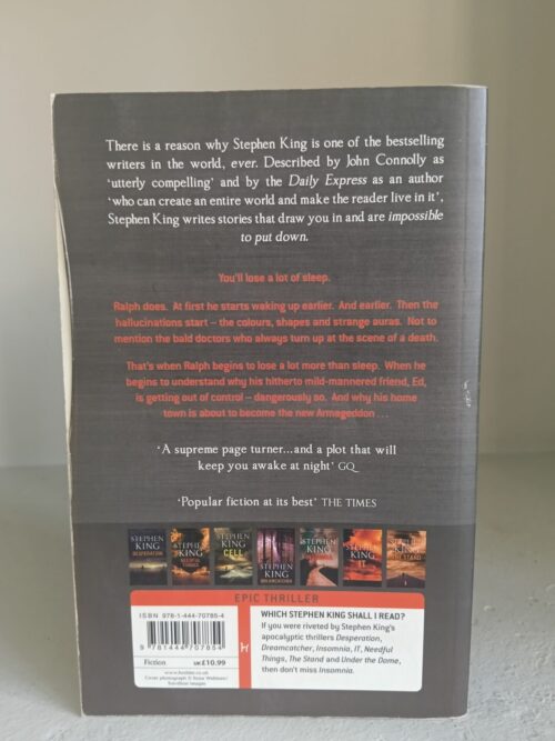 Insomnia – Stephen King secondhand book