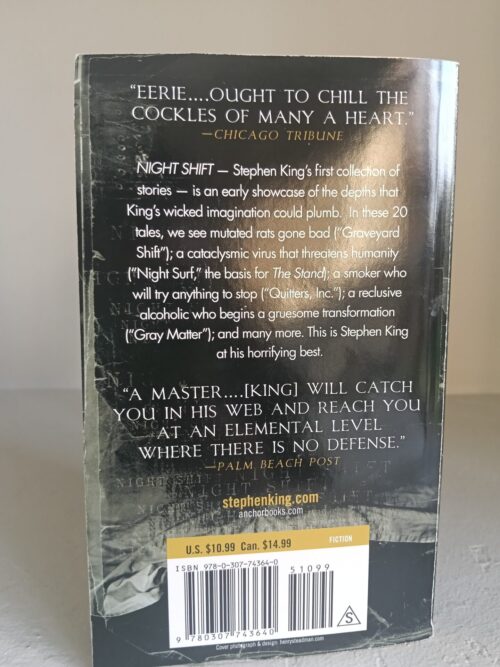Night Shift – Stephen King secondhand book