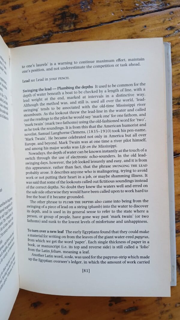 Everyday Phrases: Their Origins And Meanings – Neil Ewart secondhand book