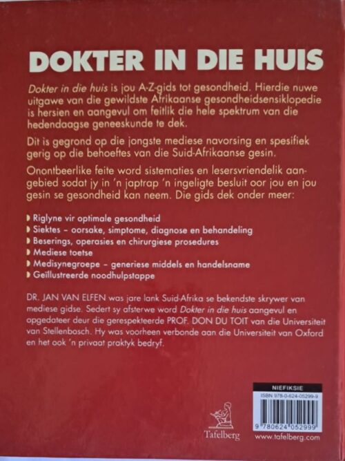 Dokter In Die Huis – Jan Van Elfen secondhand book