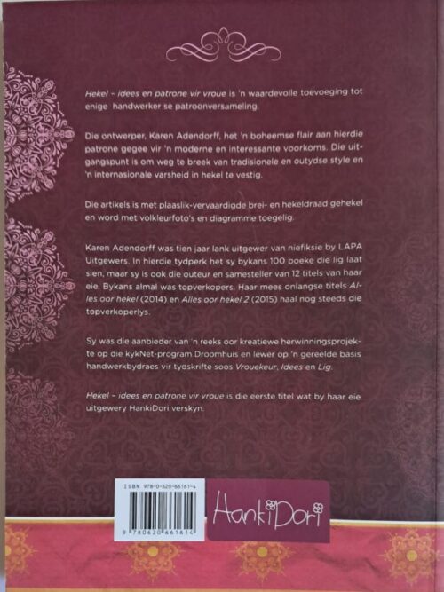 Hekel: Idees En Projekte Vir Vroue – Karen Adendorff secondhand book