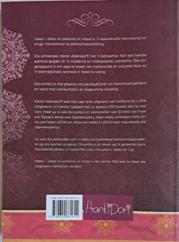 Hekel: Idees En Projekte Vir Vroue – Karen Adendorff secondhand book