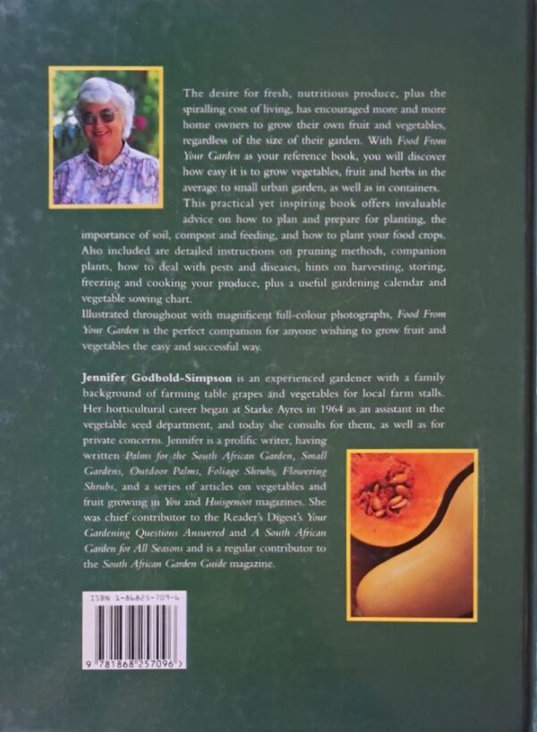 Food From Your Garden – J.G. Simpson secondhand book