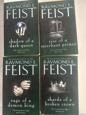 The Serpentwar Saga – Raymond E. Feist secondhand book