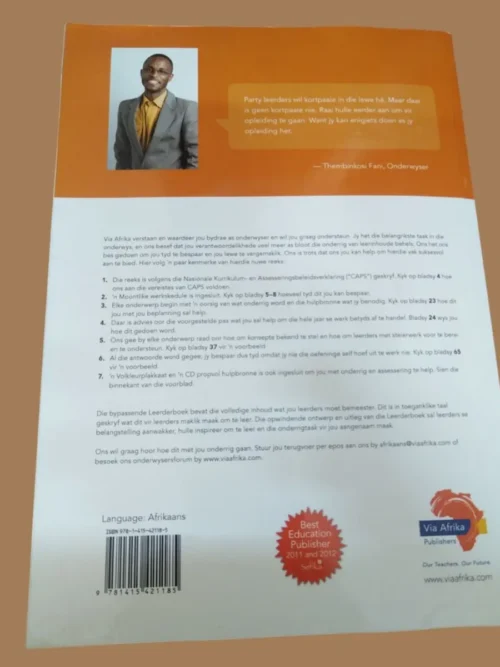 Via Afrika Afrikaans Eerste Addisionele Taal Onderwysersgids Graad 8 – J. Anthony Et Al secondhand book