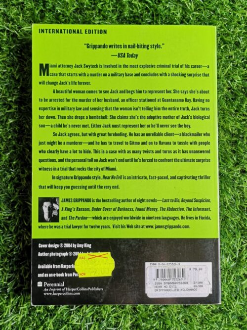 Hear No Evil – James Grippando secondhand book