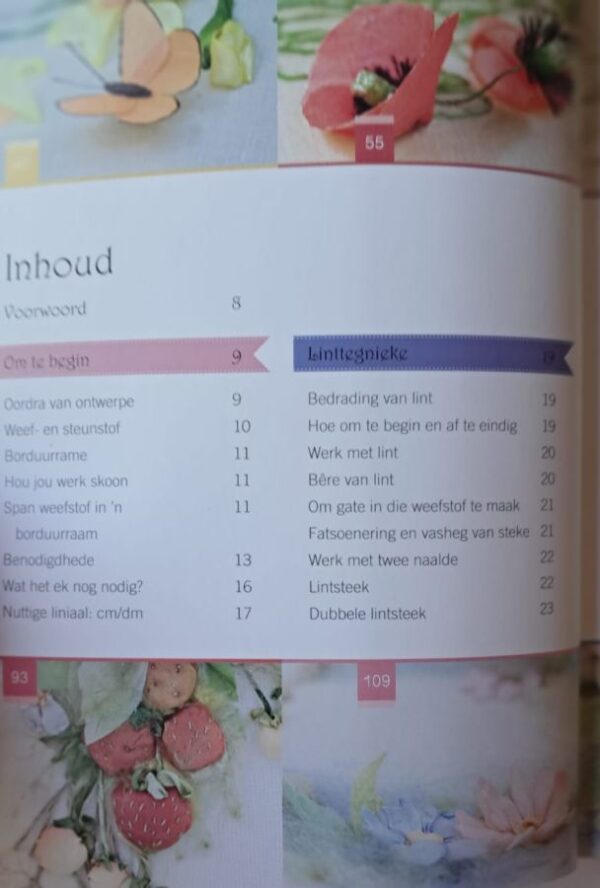 Blomme In Sy- En Organzalint – Di Van Niekerk secondhand book
