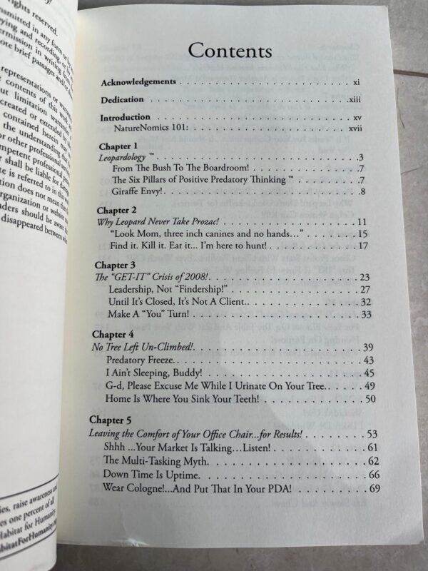 Leopardology – Kivi Bernhard secondhand book